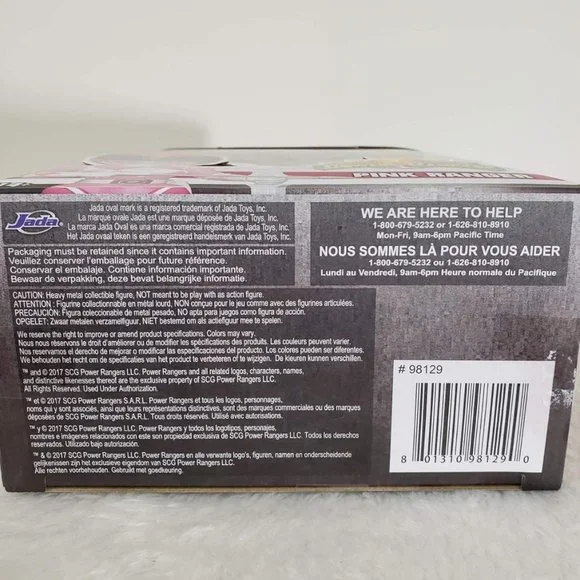 Bandai Saban's Pink Power Ranger metals die cast 4" figurine  NIB - Picture 5 of 7